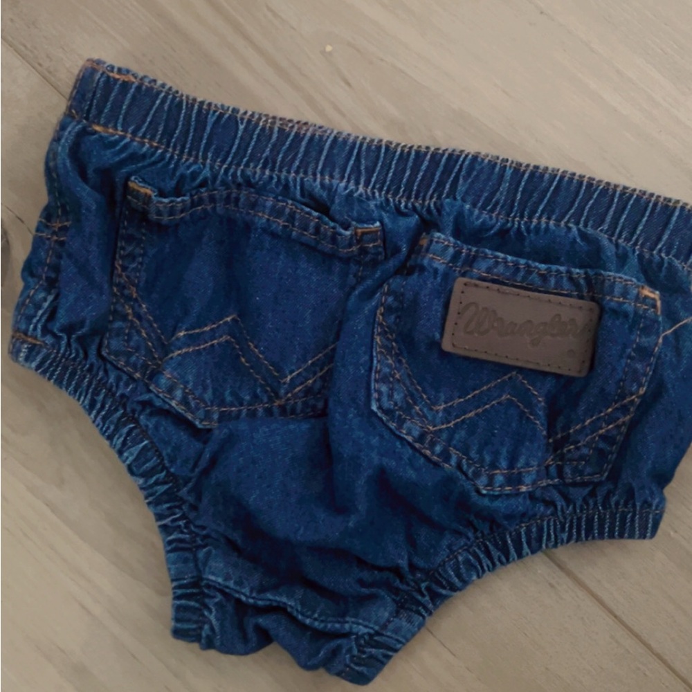 Wrangler Indigo Denim Baby Shorts